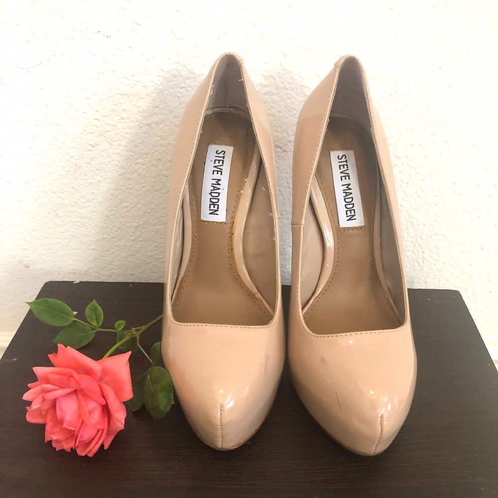 New Nude Patent Pumps Size 5